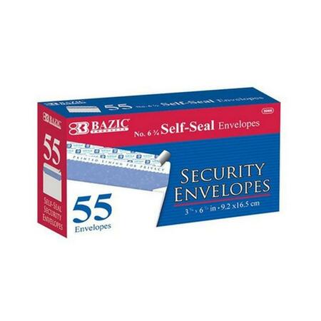 BAZIC PRODUCTS Bazic #6 3/4 Self-Seal Security Envelope, 1320PK 5066